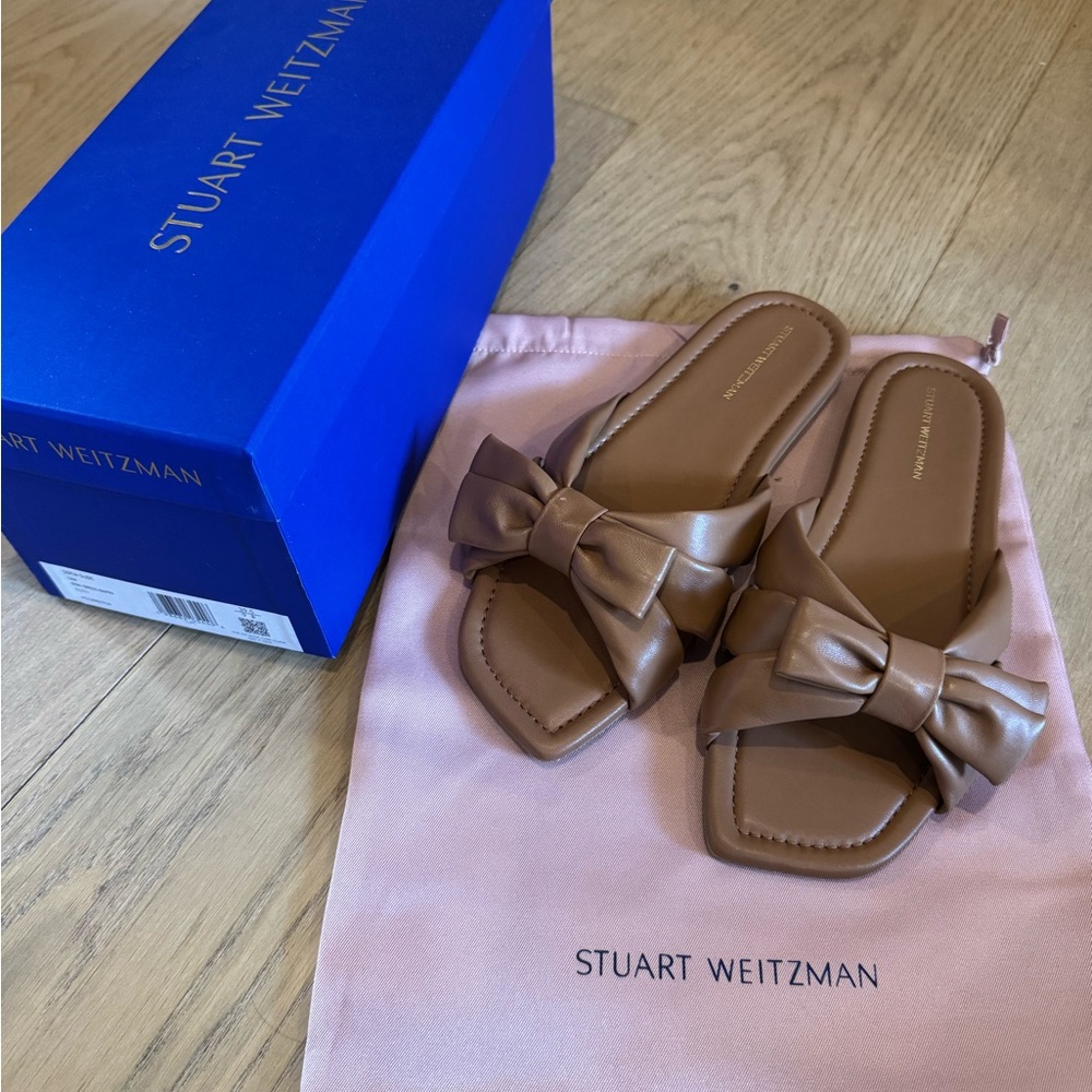 Stuart Weitzman Sofia Bow Sandals - image 1